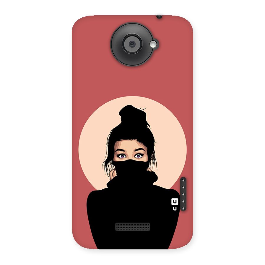 Aesthetic Digital Art Girl Back Case for HTC One X