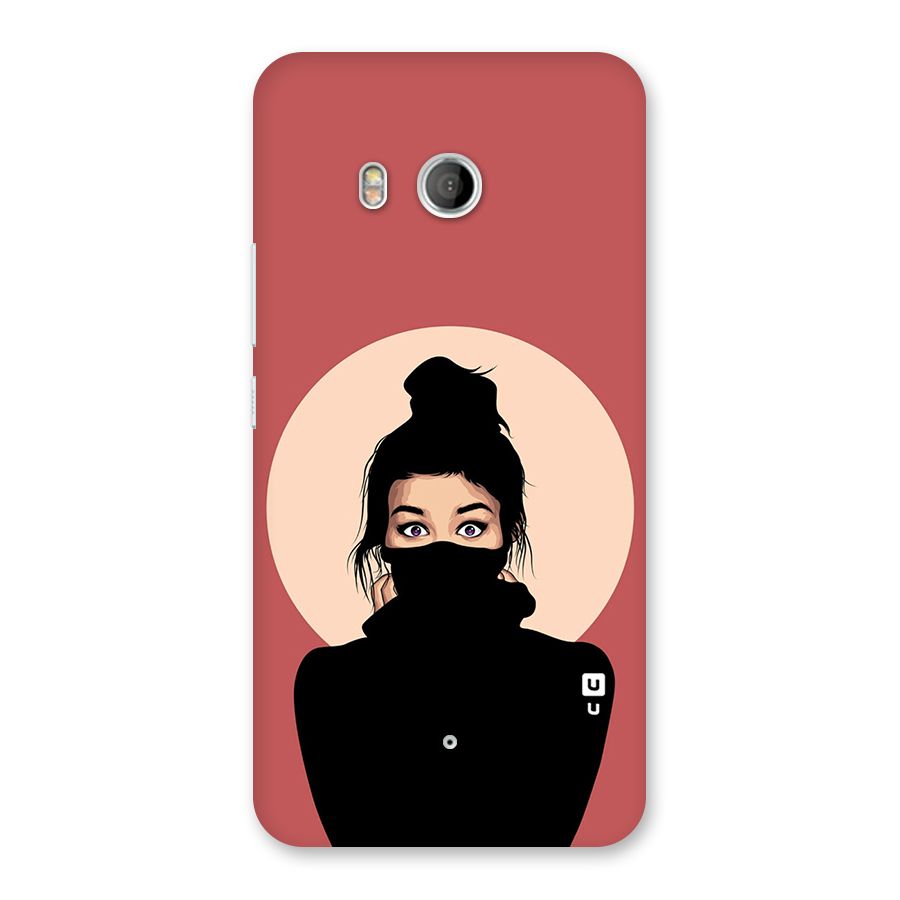 Aesthetic Digital Art Girl Back Case for HTC U11