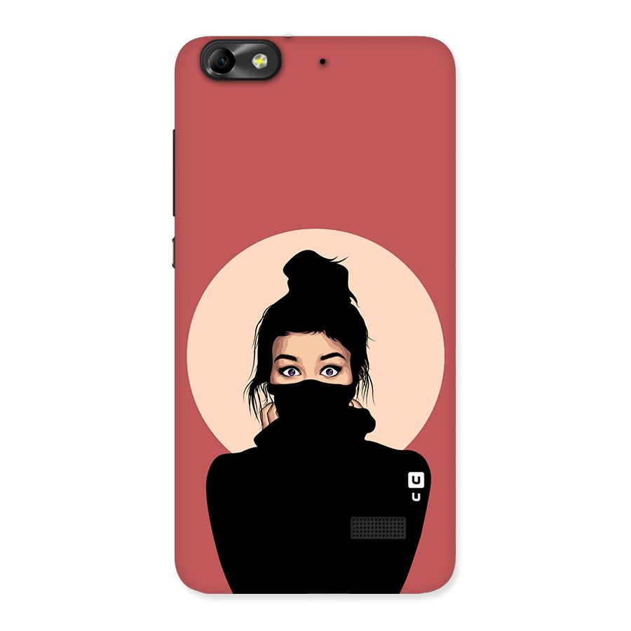 Aesthetic Digital Art Girl Back Case for Honor 4C