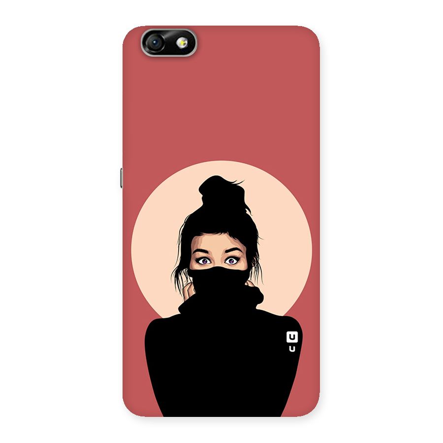 Aesthetic Digital Art Girl Back Case for Honor 4X