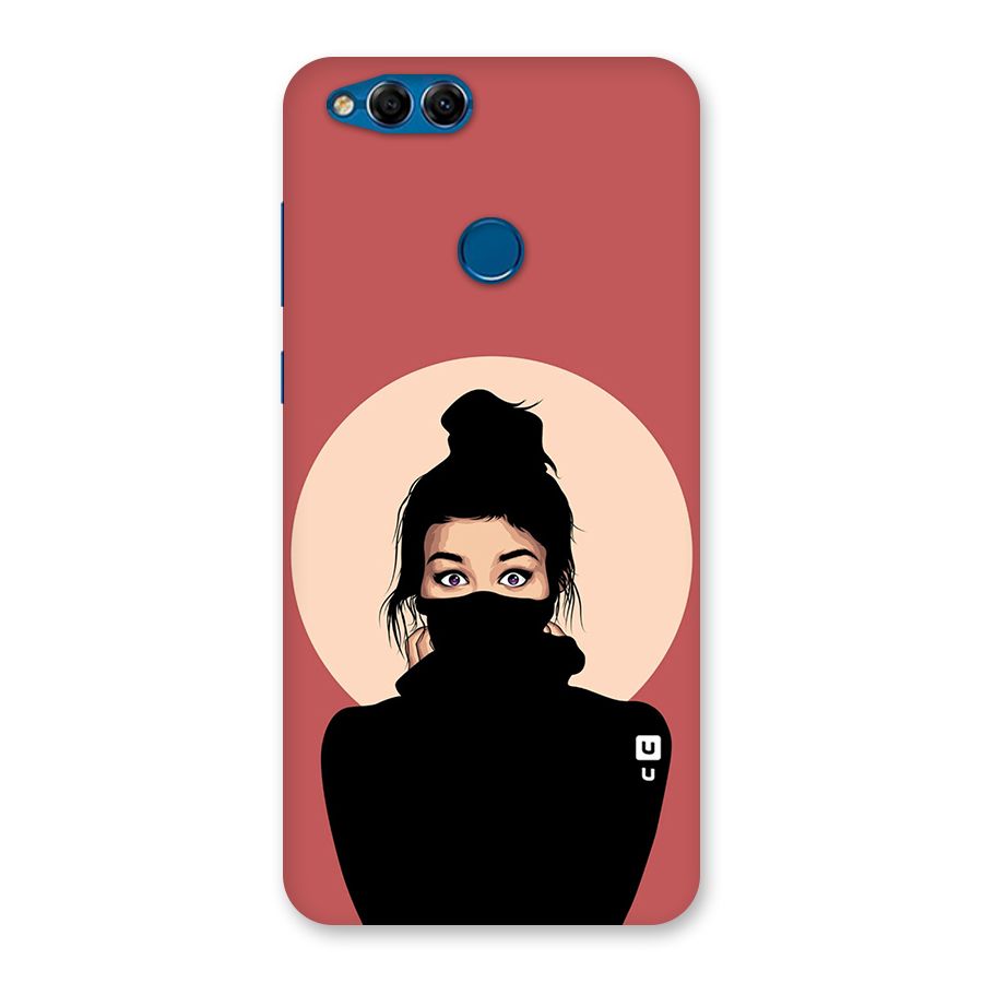 Aesthetic Digital Art Girl Back Case for Honor 7X