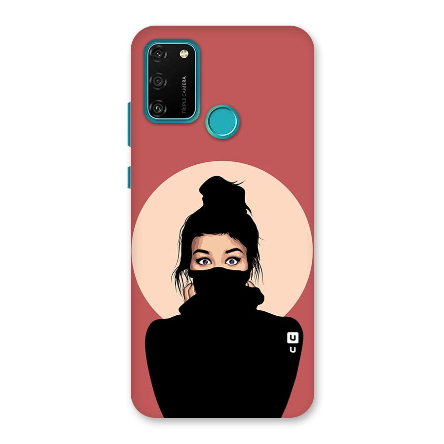 Aesthetic Digital Art Girl Back Case for Honor 9A