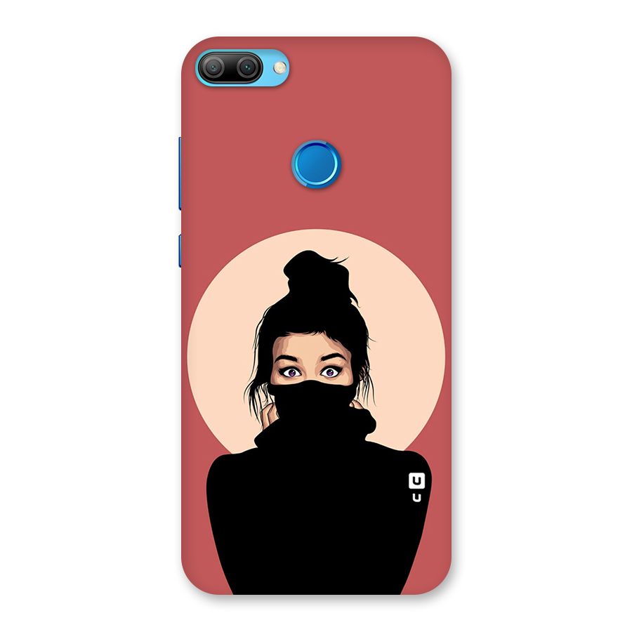 Aesthetic Digital Art Girl Back Case for Honor 9N