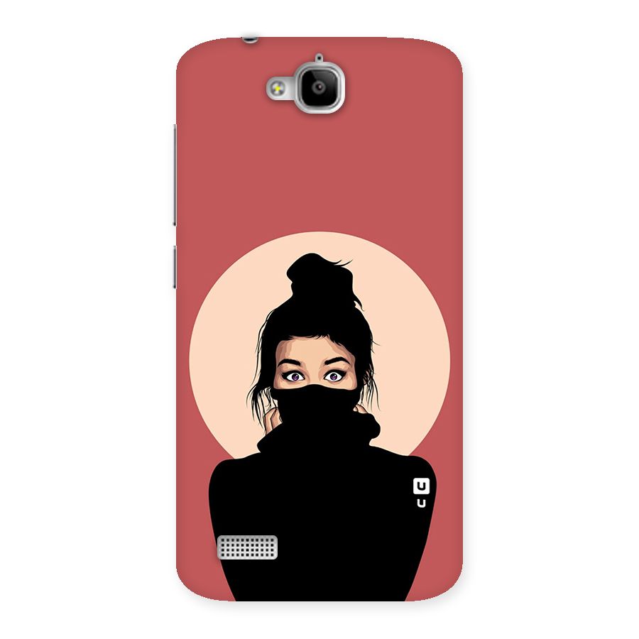 Aesthetic Digital Art Girl Back Case for Honor Holly