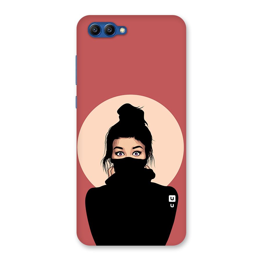 Aesthetic Digital Art Girl Back Case for Honor View 10