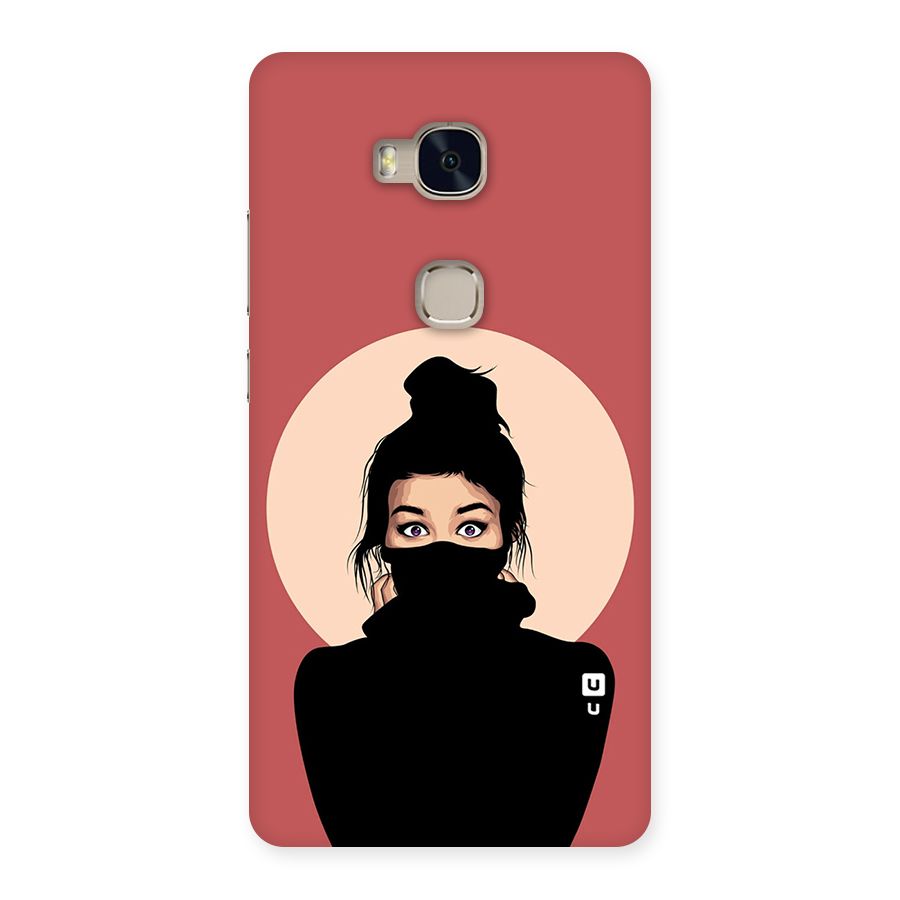 Aesthetic Digital Art Girl Back Case for Huawei Honor 5X