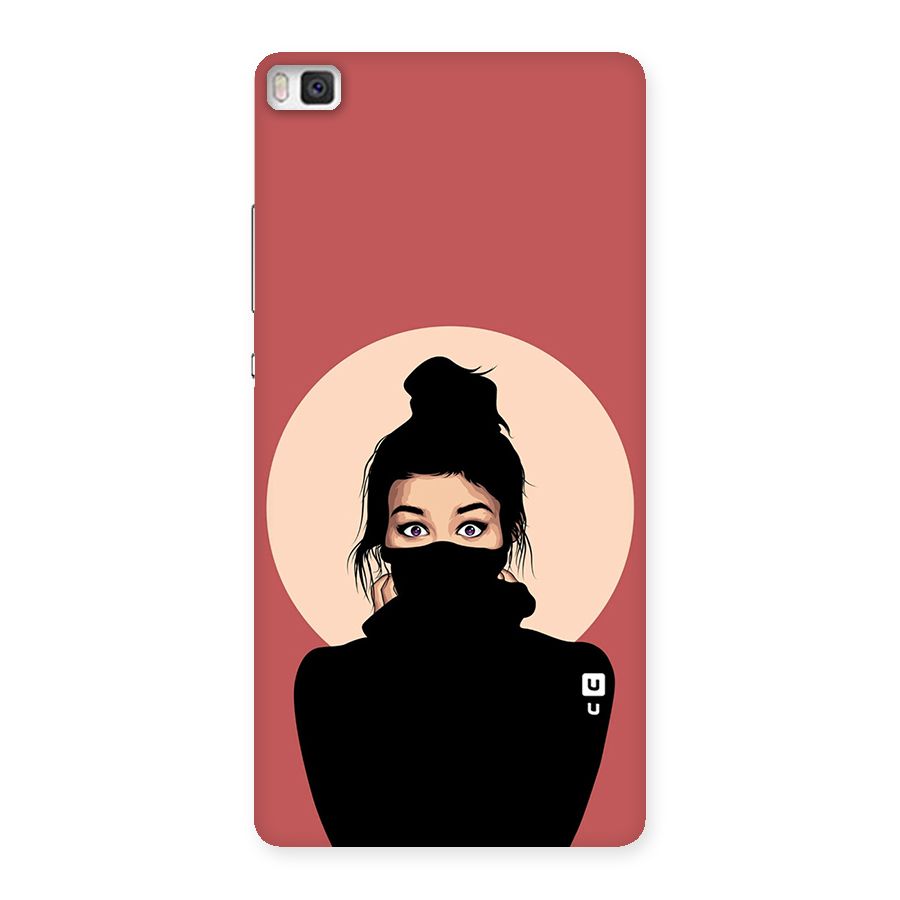 Aesthetic Digital Art Girl Back Case for Huawei P8