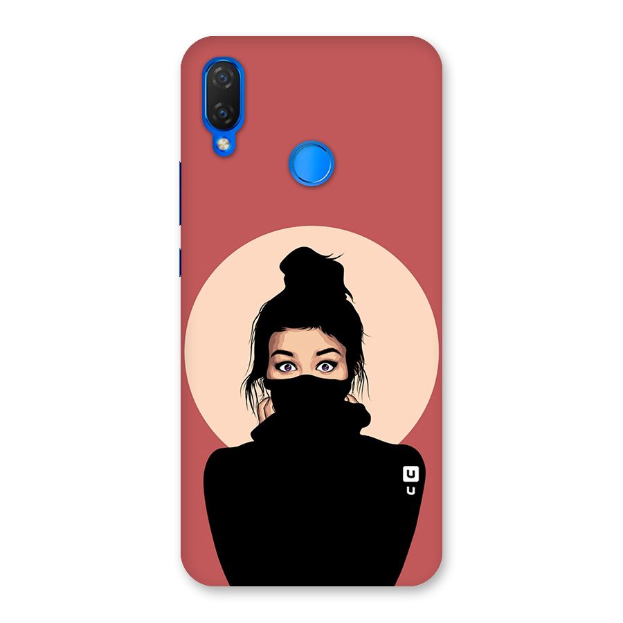 Aesthetic Digital Art Girl Back Case for Huawei P Smart+
