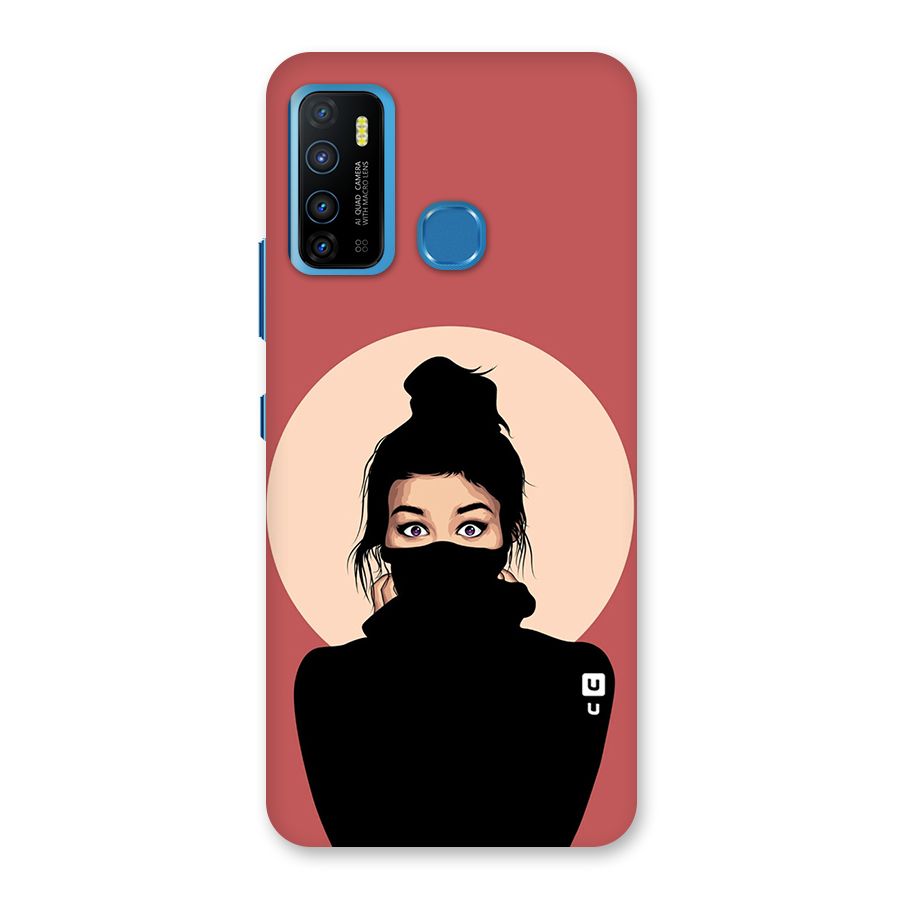 Aesthetic Digital Art Girl Back Case for Infinix Hot 9