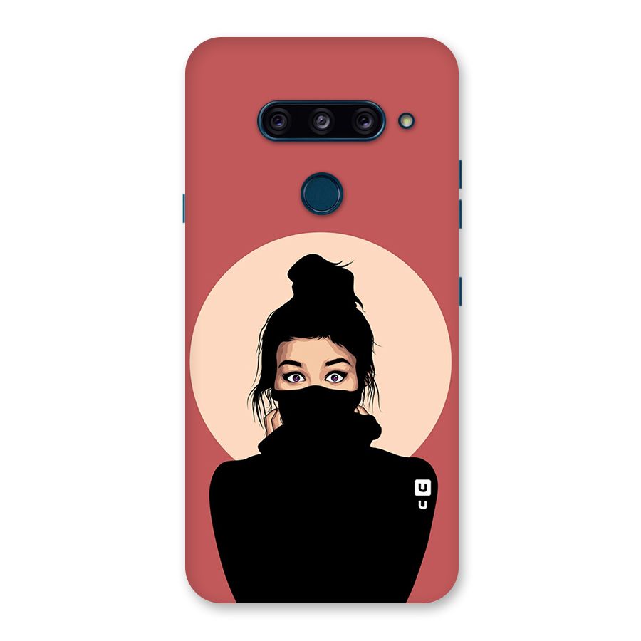 Aesthetic Digital Art Girl Back Case for LG  V40 ThinQ