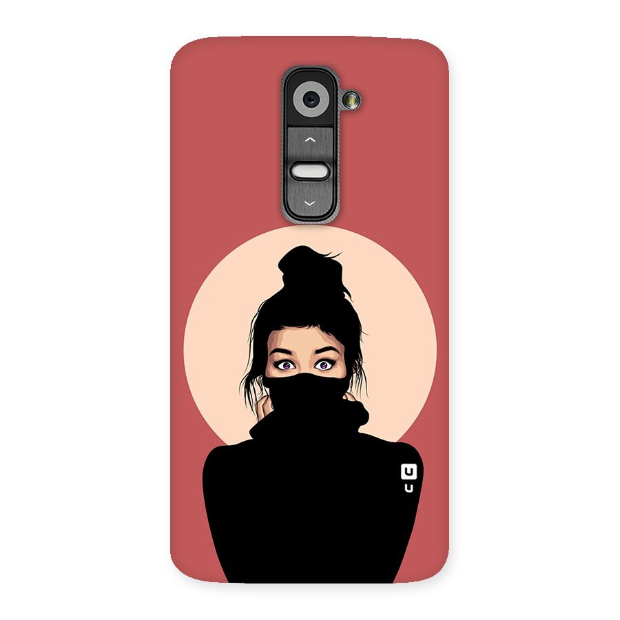 Aesthetic Digital Art Girl Back Case for LG G2