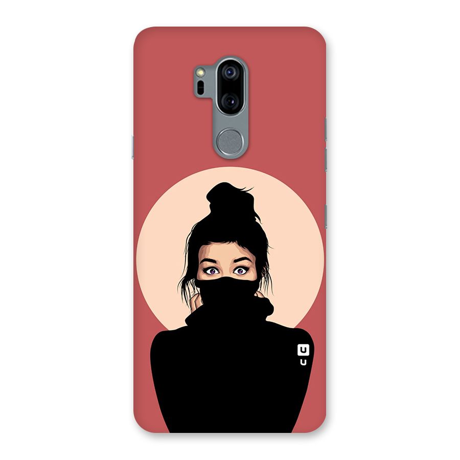 Aesthetic Digital Art Girl Back Case for LG G7