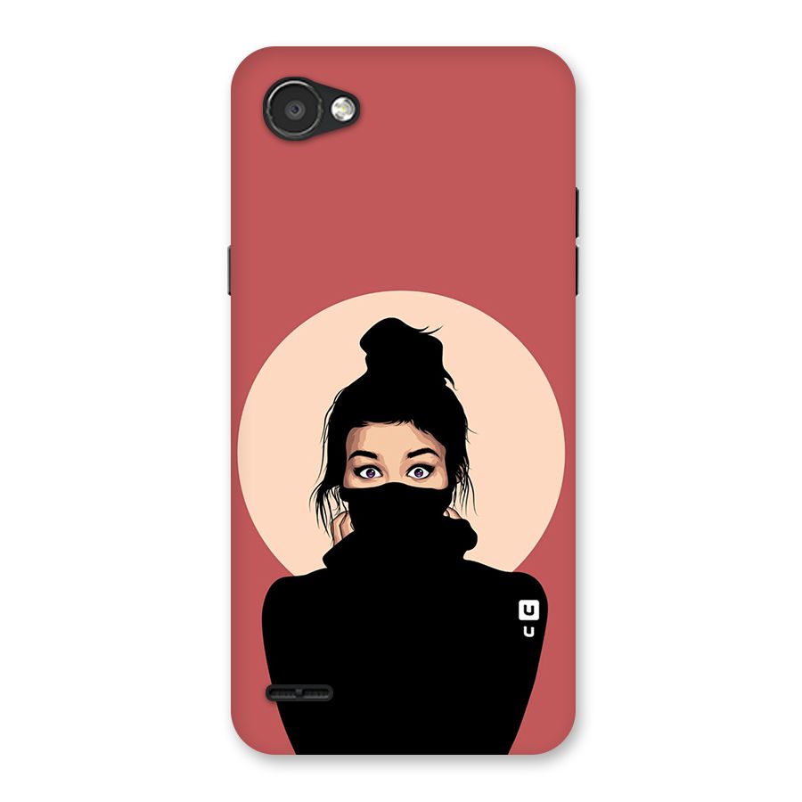 Aesthetic Digital Art Girl Back Case for LG Q6