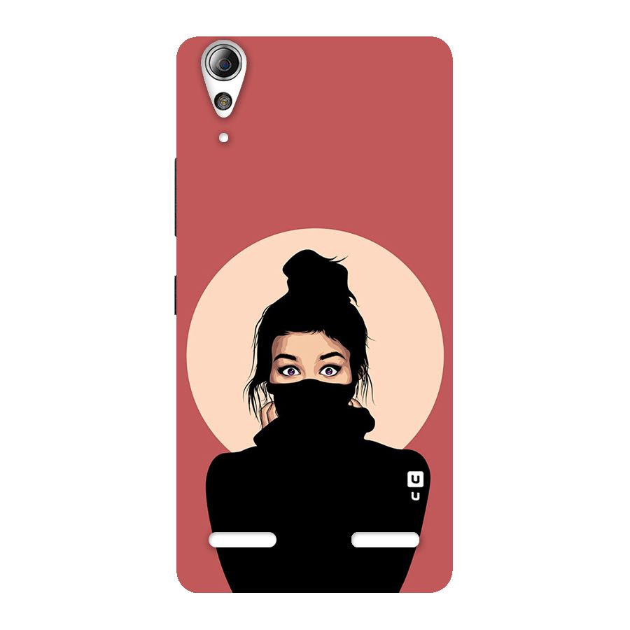 Aesthetic Digital Art Girl Back Case for Lenovo A6000