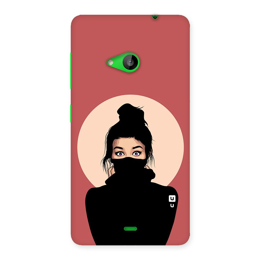 Aesthetic Digital Art Girl Back Case for Lumia 535