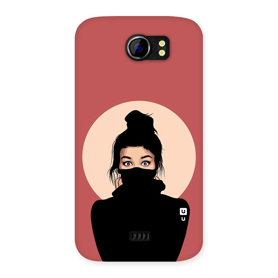 Aesthetic Digital Art Girl Back Case for Micromax Canvas 2 A110
