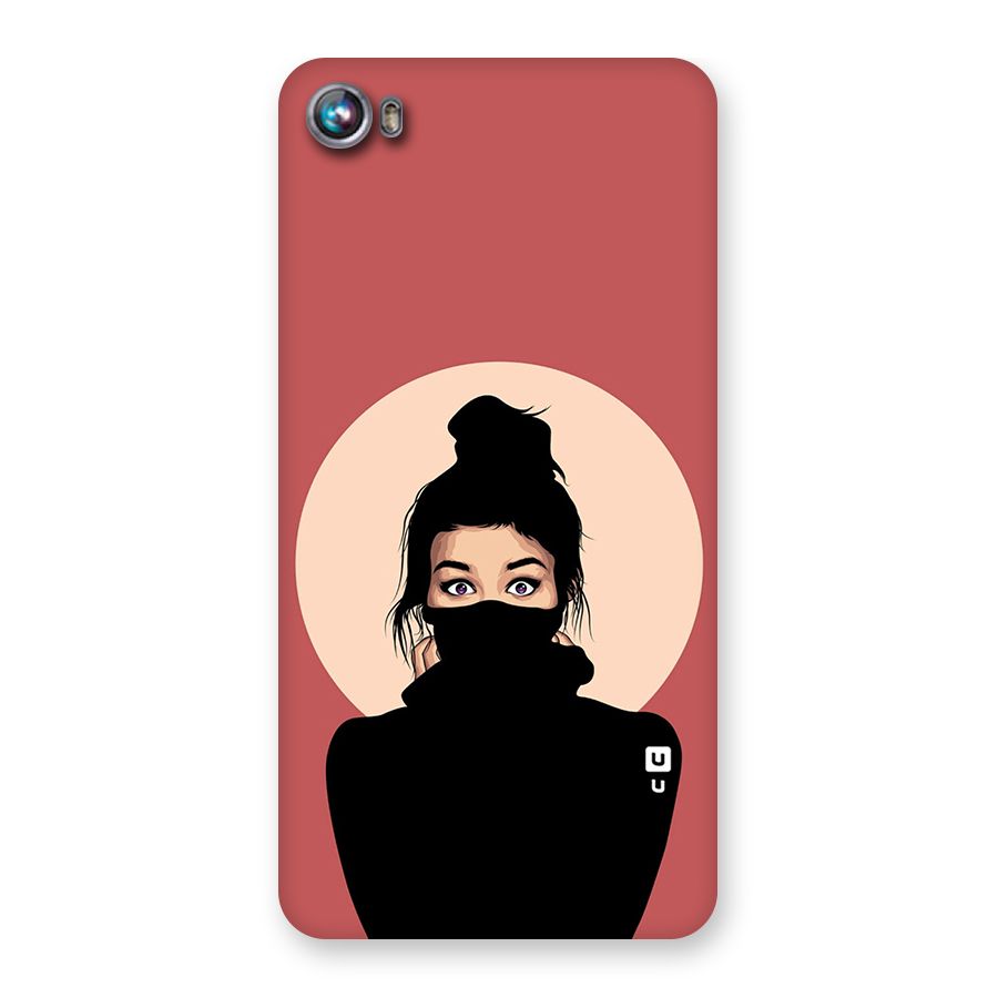 Aesthetic Digital Art Girl Back Case for Micromax Canvas Fire 4 A107