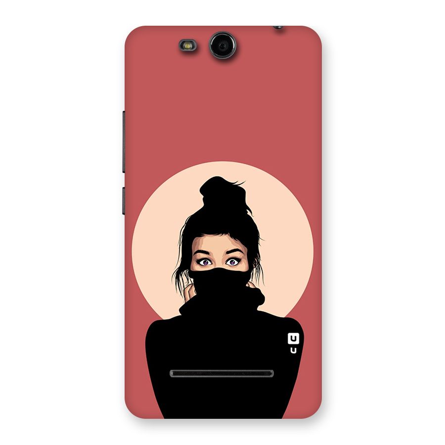 Aesthetic Digital Art Girl Back Case for Micromax Canvas Juice 3 Q392