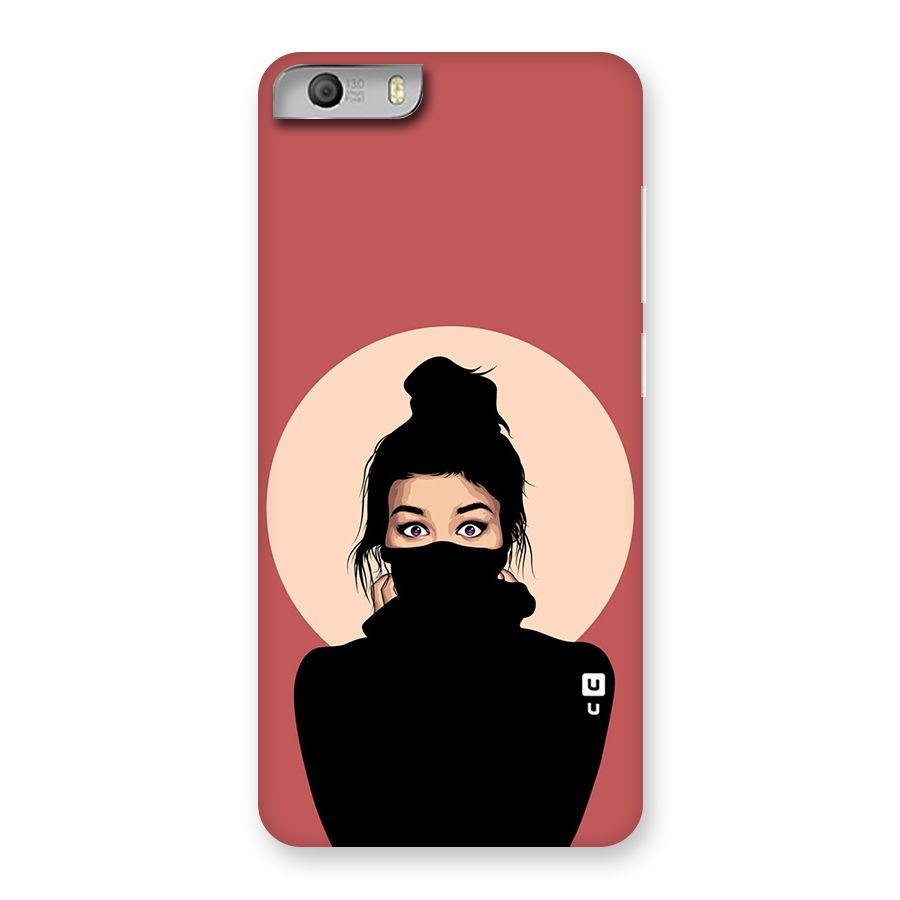 Aesthetic Digital Art Girl Back Case for Micromax Canvas Knight 2