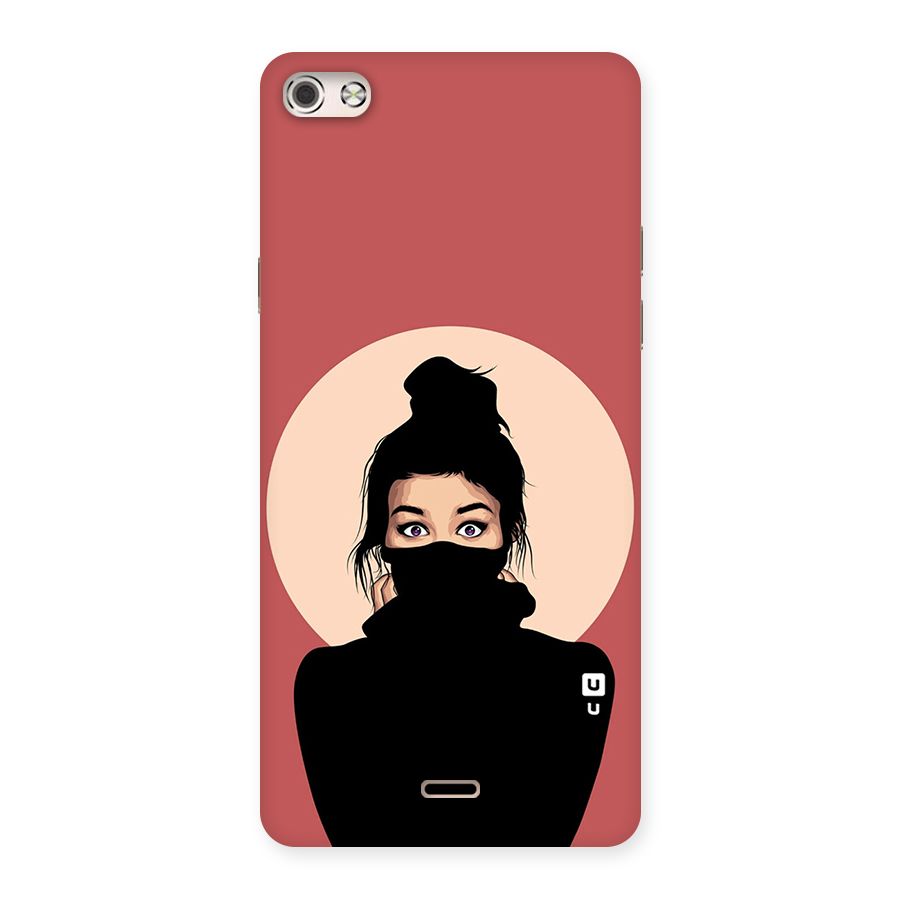 Aesthetic Digital Art Girl Back Case for Micromax Canvas Silver 5