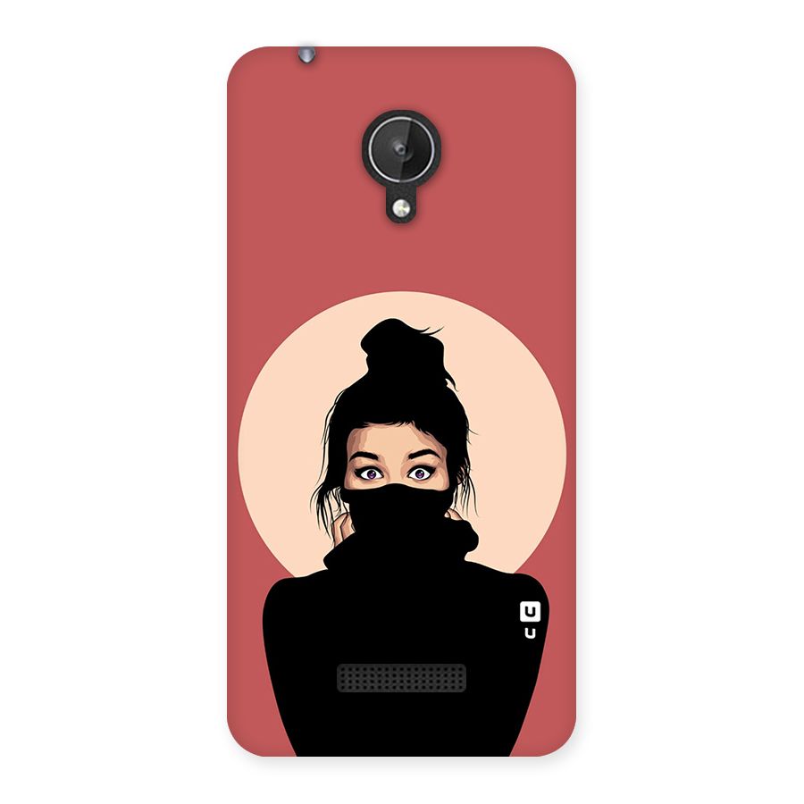 Aesthetic Digital Art Girl Back Case for Micromax Canvas Spark Q380