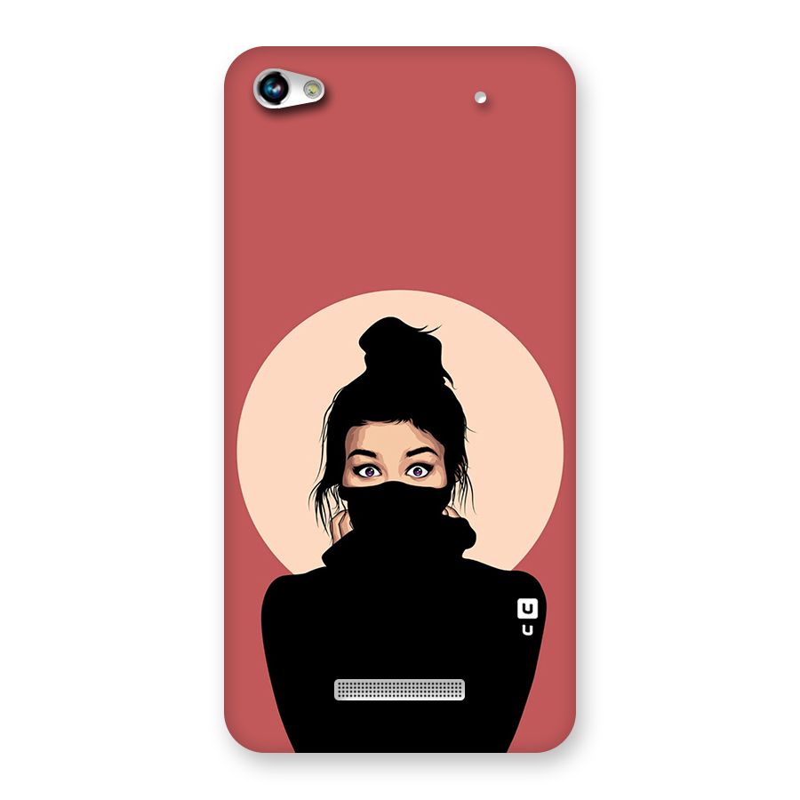 Aesthetic Digital Art Girl Back Case for Micromax Hue 2