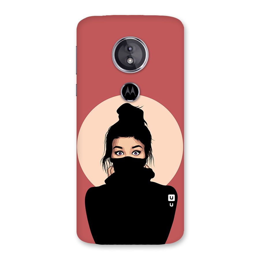 Aesthetic Digital Art Girl Back Case for Moto E5