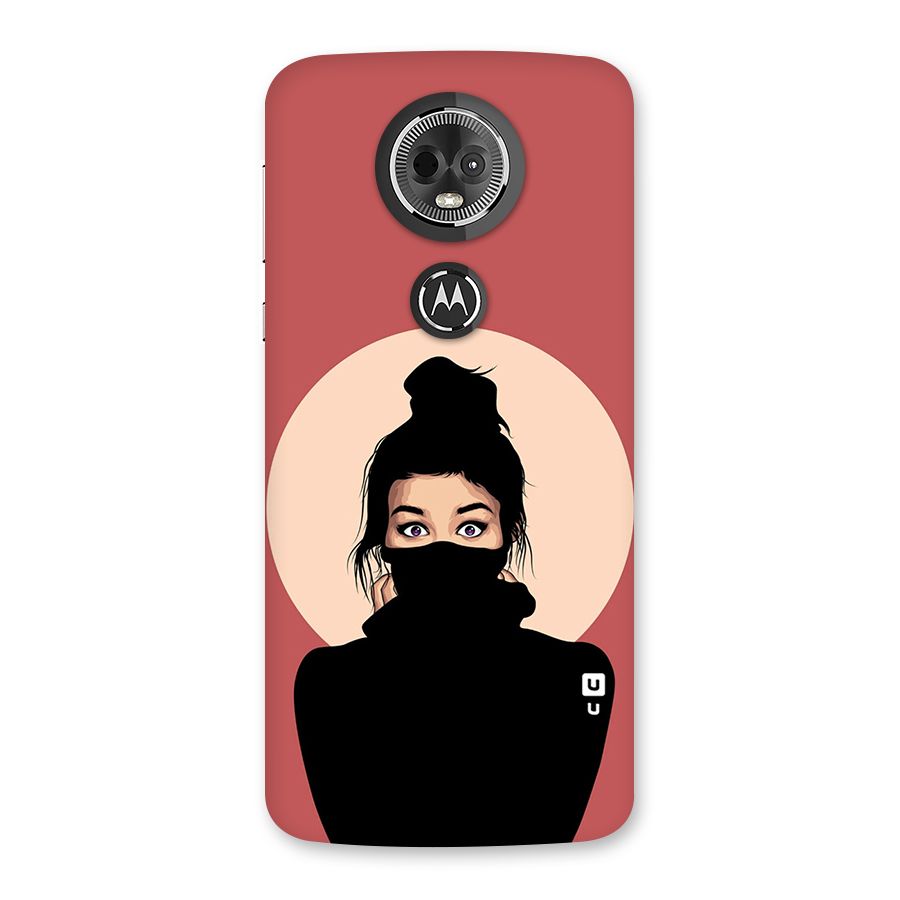 Aesthetic Digital Art Girl Back Case for Moto E5 Plus