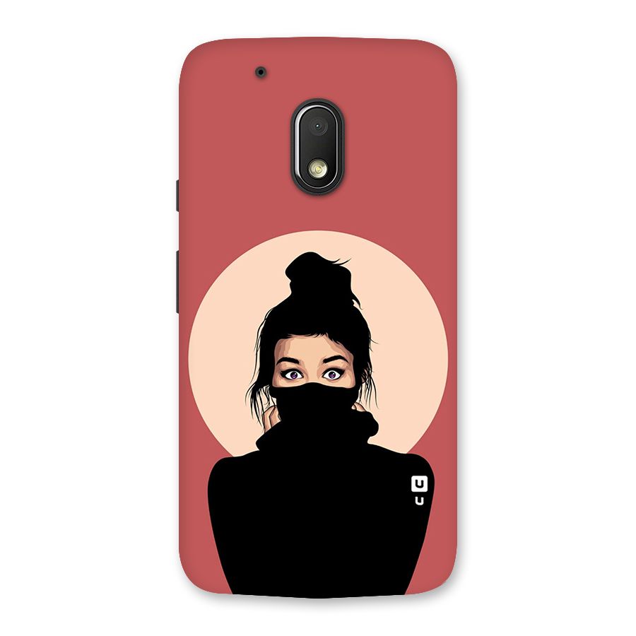 Aesthetic Digital Art Girl Back Case for Moto G4 Play