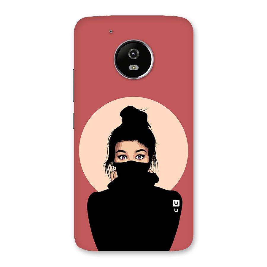 Aesthetic Digital Art Girl Back Case for Moto G5
