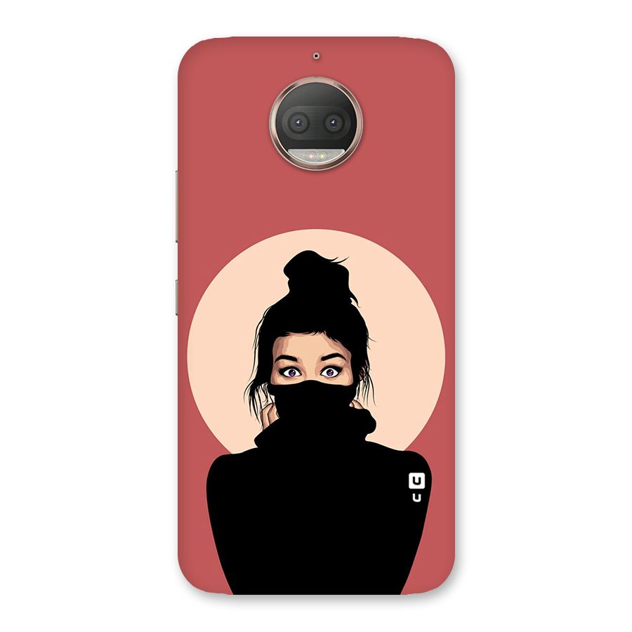 Aesthetic Digital Art Girl Back Case for Moto G5s Plus