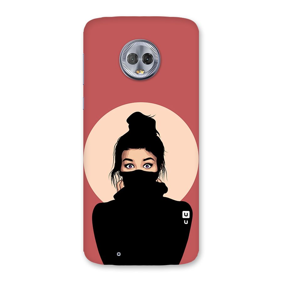 Aesthetic Digital Art Girl Back Case for Moto G6