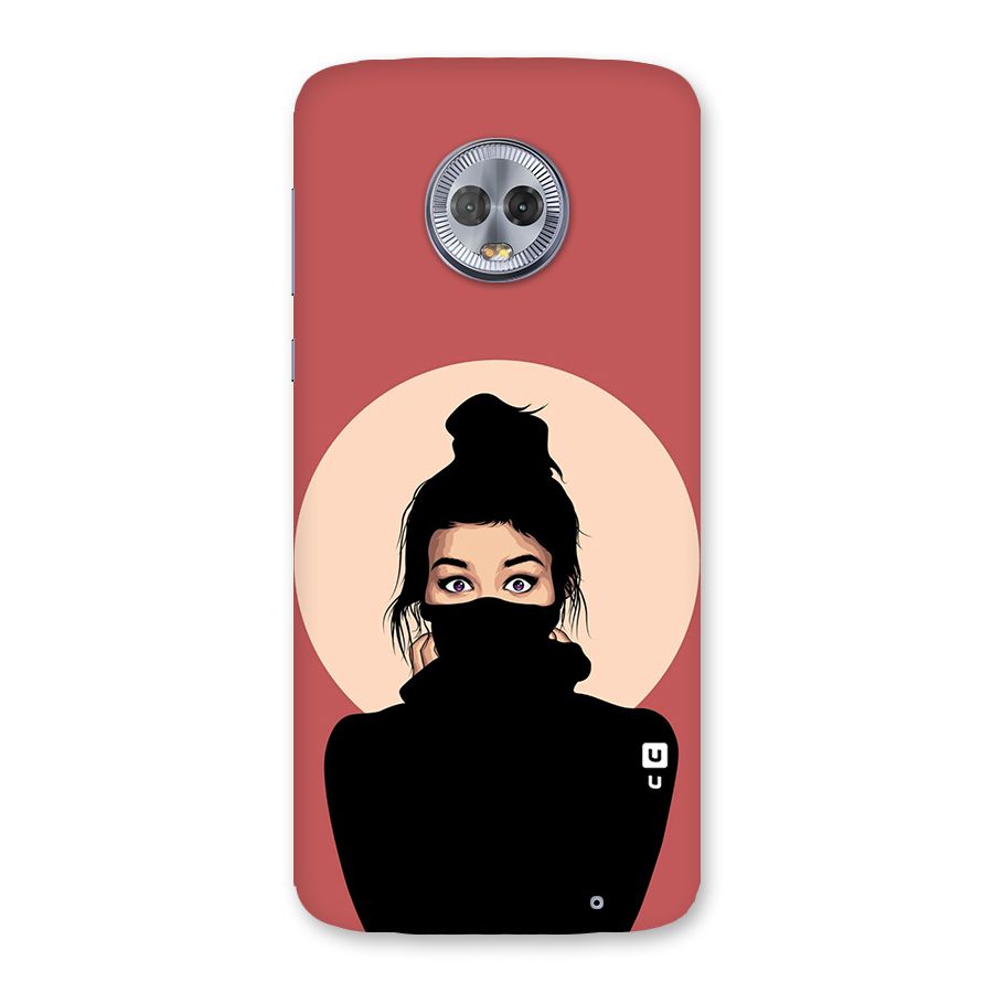 Aesthetic Digital Art Girl Back Case for Moto G6 Plus