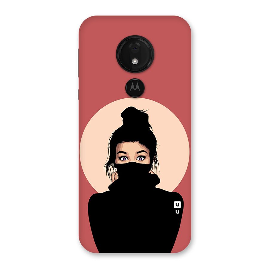 Aesthetic Digital Art Girl Back Case for Moto G7 Power