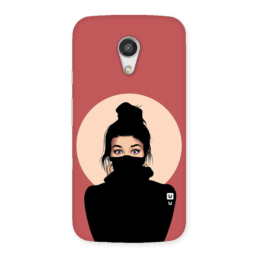Aesthetic Digital Art Girl Back Case for Moto G 2nd Gen