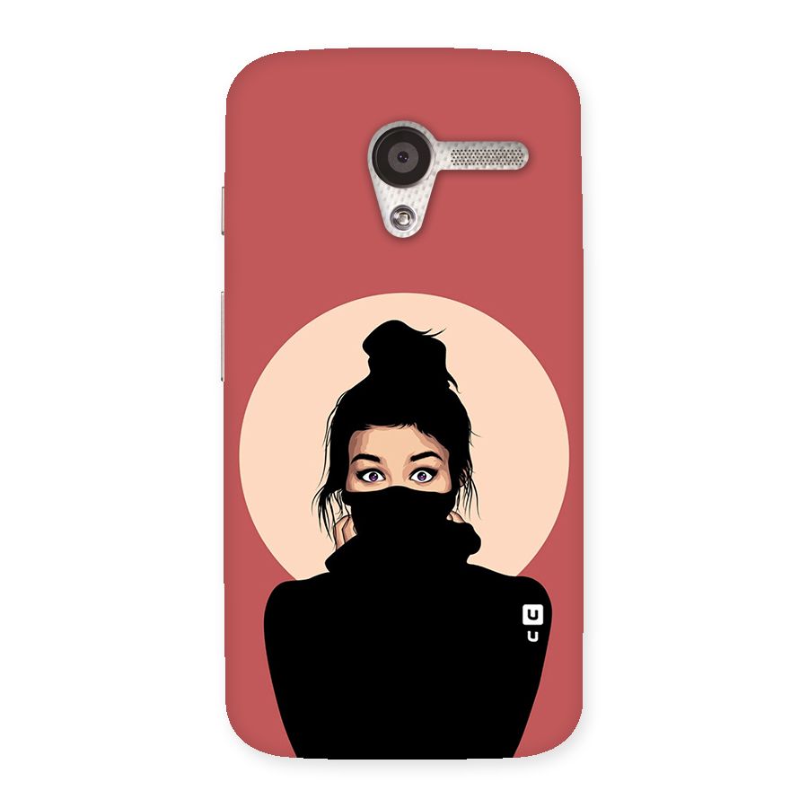 Aesthetic Digital Art Girl Back Case for Moto X