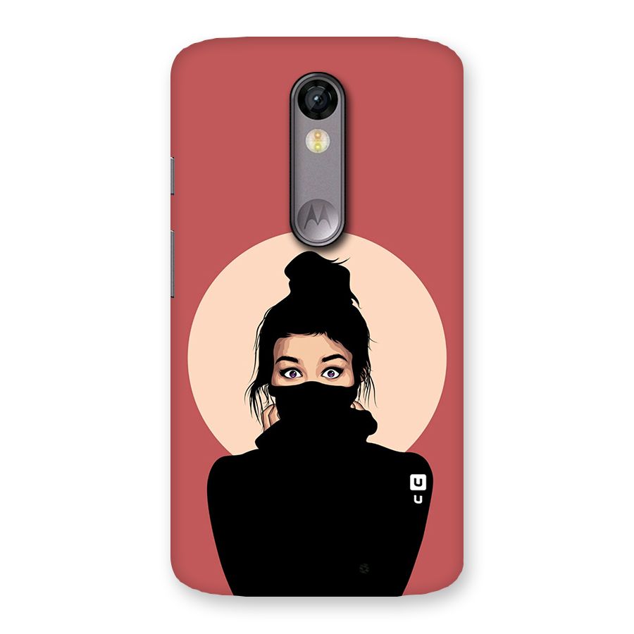 Aesthetic Digital Art Girl Back Case for Moto X Force