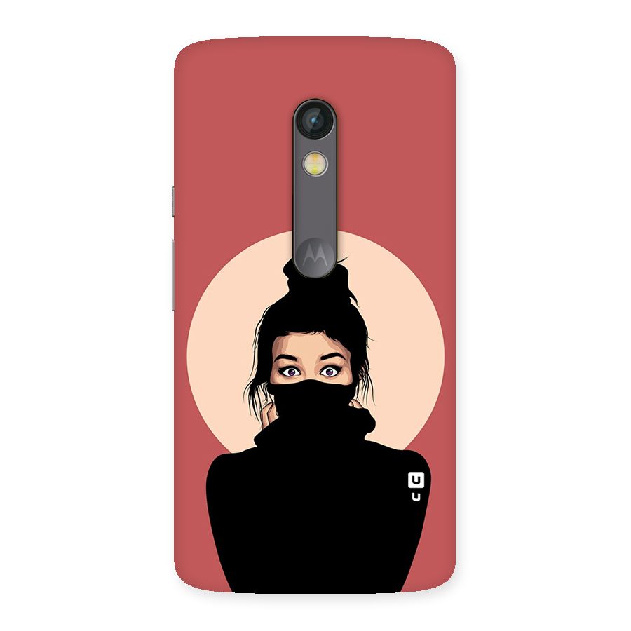 Aesthetic Digital Art Girl Back Case for Moto X Play