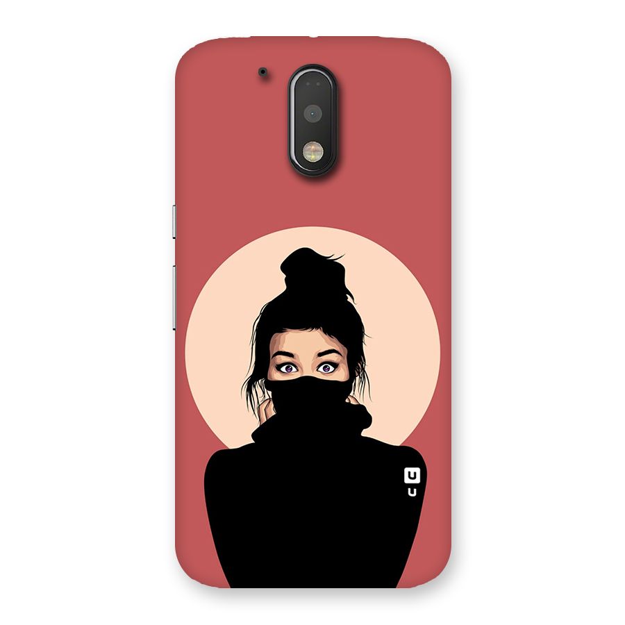 Aesthetic Digital Art Girl Back Case for Motorola Moto G4