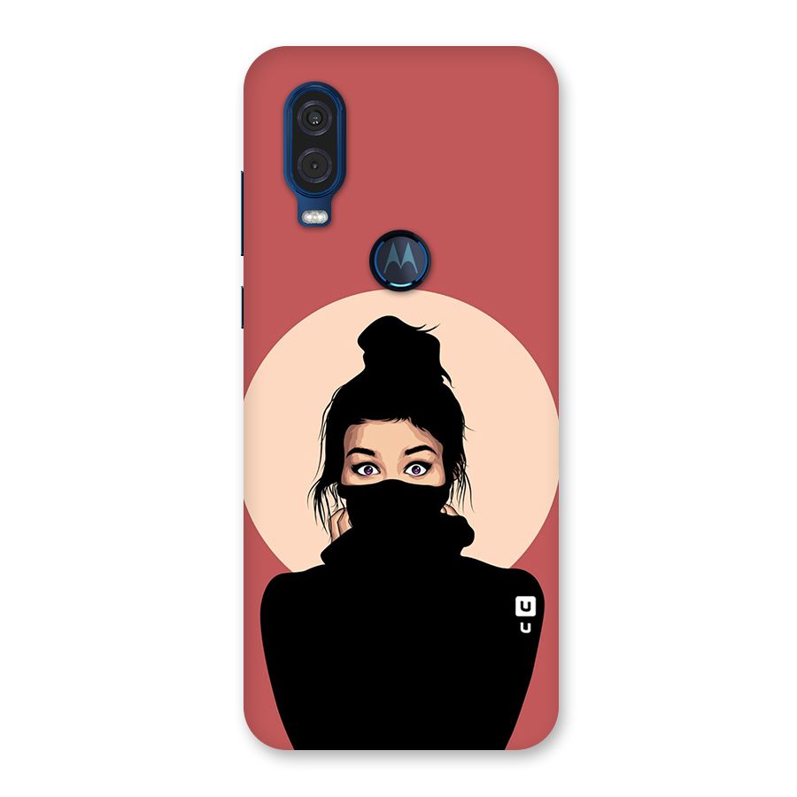 Aesthetic Digital Art Girl Back Case for Motorola One Vision