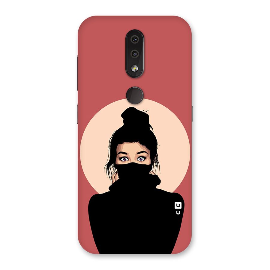Aesthetic Digital Art Girl Back Case for Nokia 4.2