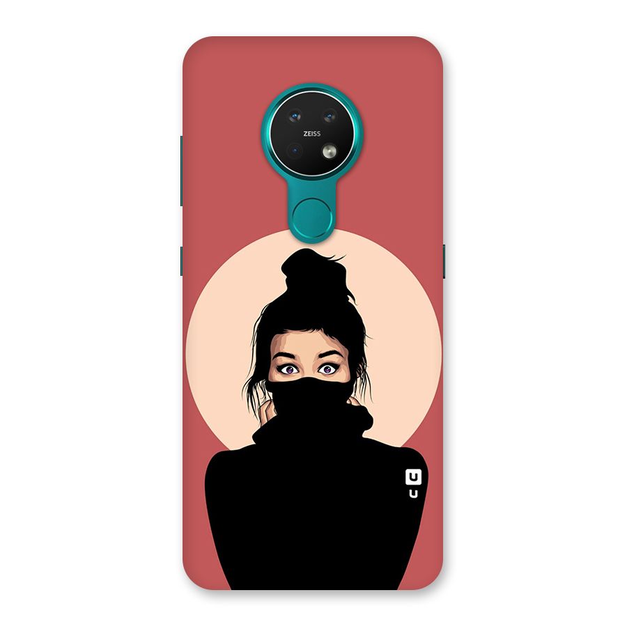 Aesthetic Digital Art Girl Back Case for Nokia 7.2
