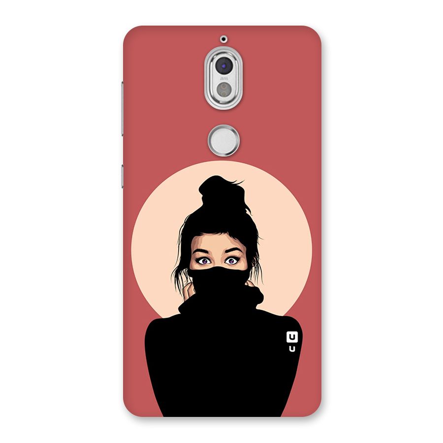 Aesthetic Digital Art Girl Back Case for Nokia 7