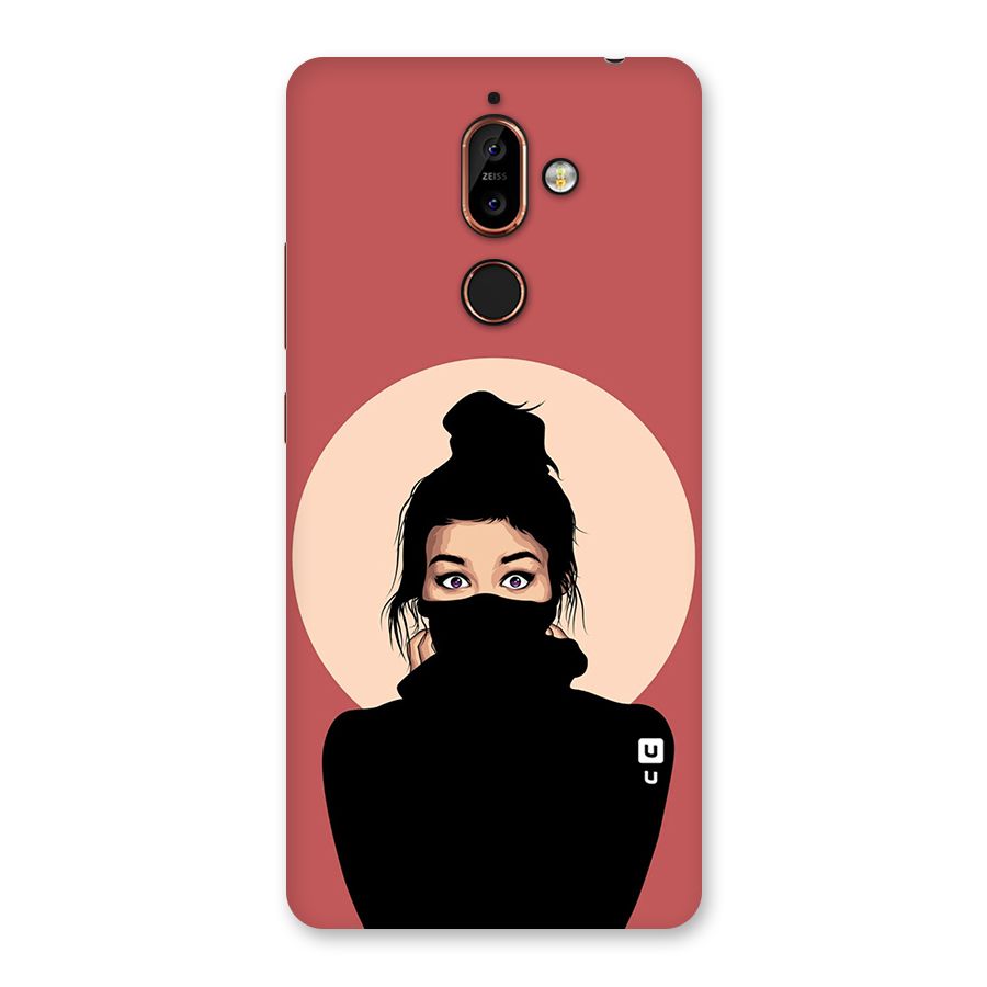 Aesthetic Digital Art Girl Back Case for Nokia 7 Plus