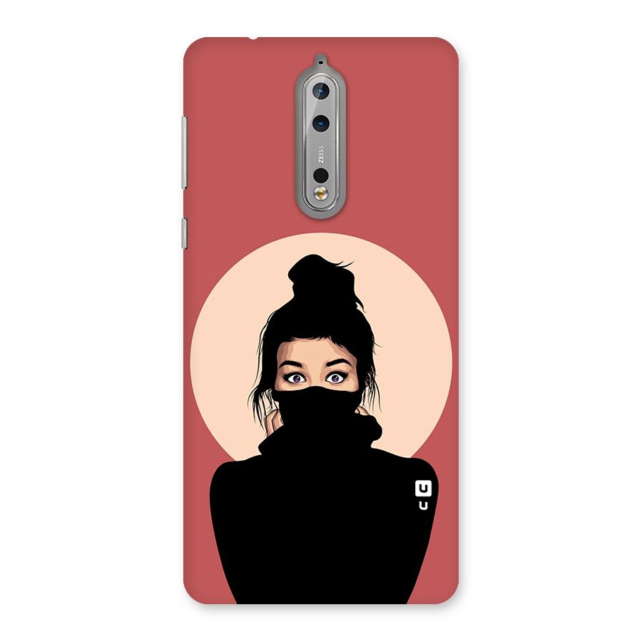 Aesthetic Digital Art Girl Back Case for Nokia 8