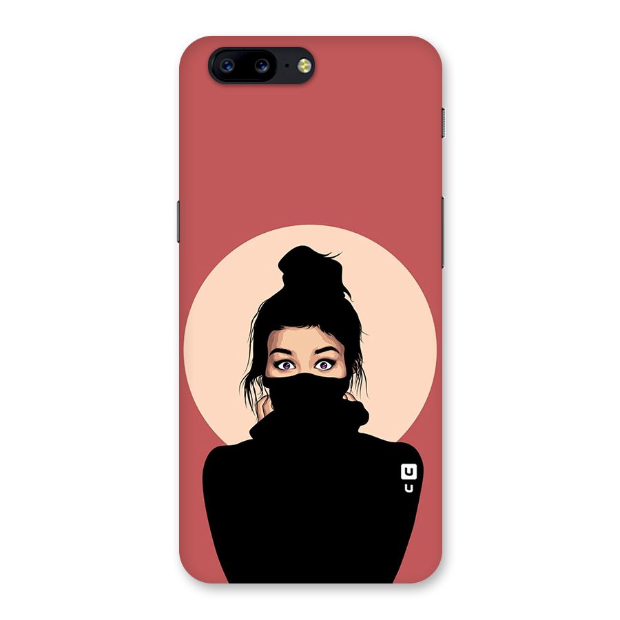 Aesthetic Digital Art Girl Back Case for OnePlus 5