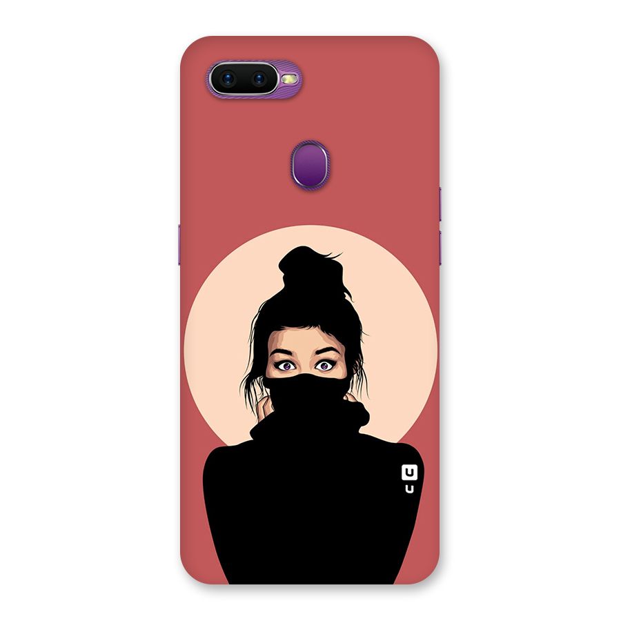 Aesthetic Digital Art Girl Back Case for Oppo F9