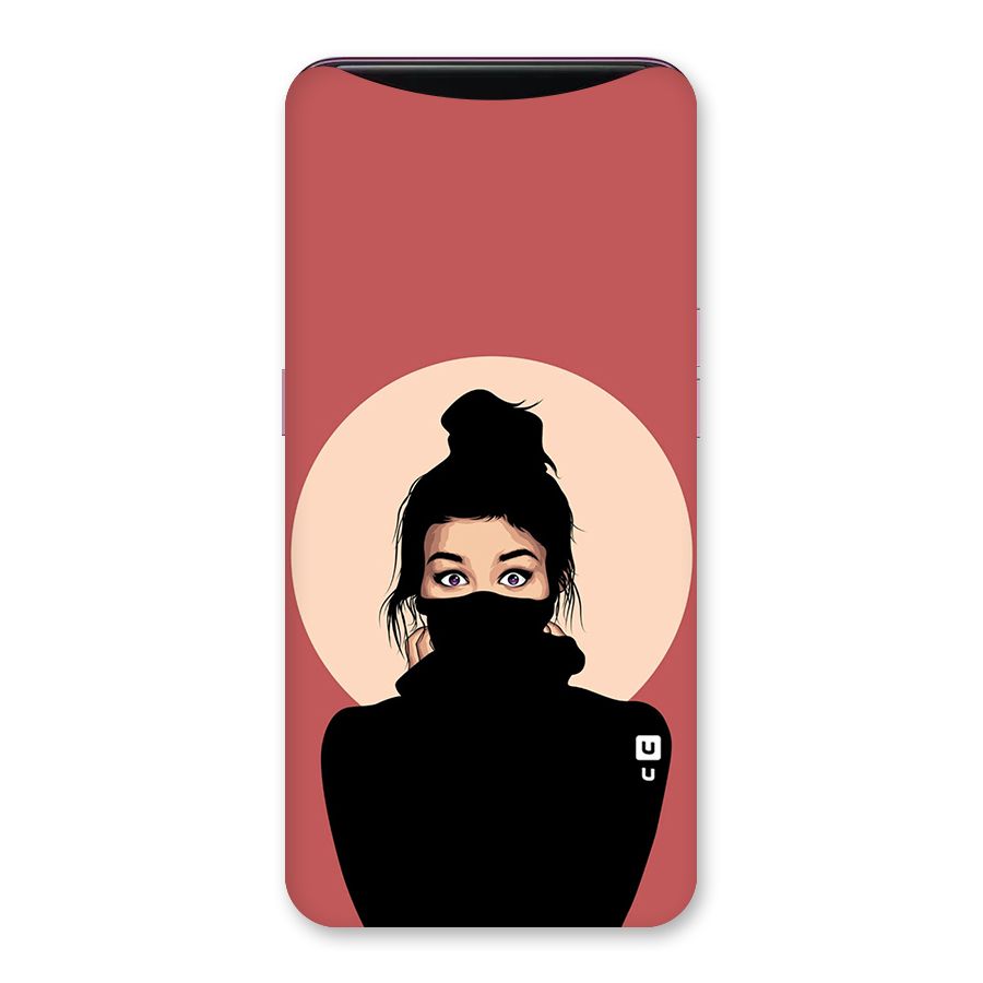 Aesthetic Digital Art Girl Back Case for Oppo Find X