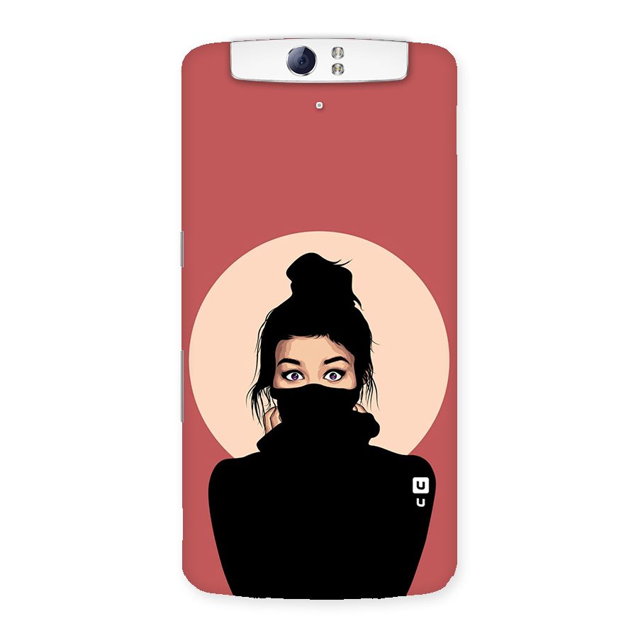Aesthetic Digital Art Girl Back Case for Oppo N1