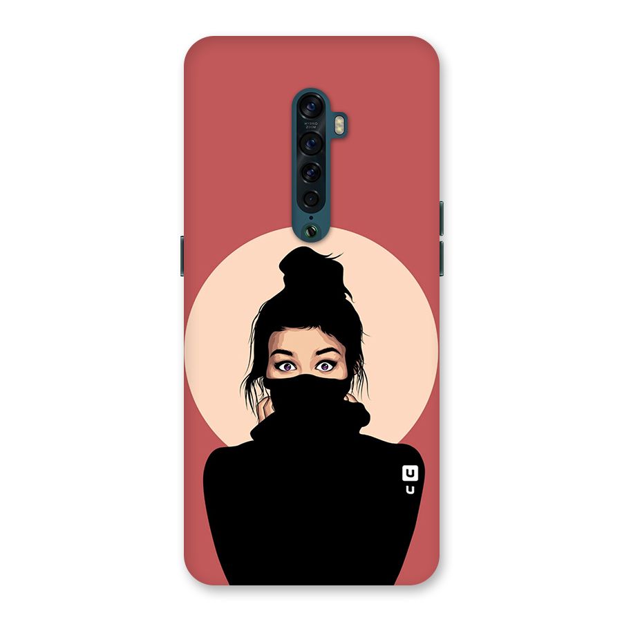 Aesthetic Digital Art Girl Back Case for Oppo Reno2
